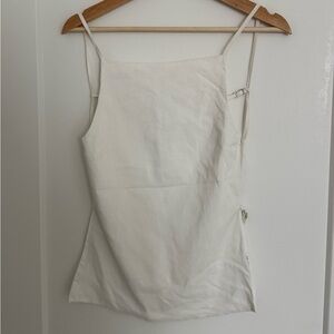Zara Cream Sleeveless Top
